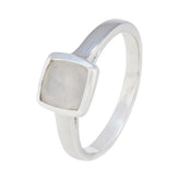 Victoria White Solitaire Ring for Women in Silver